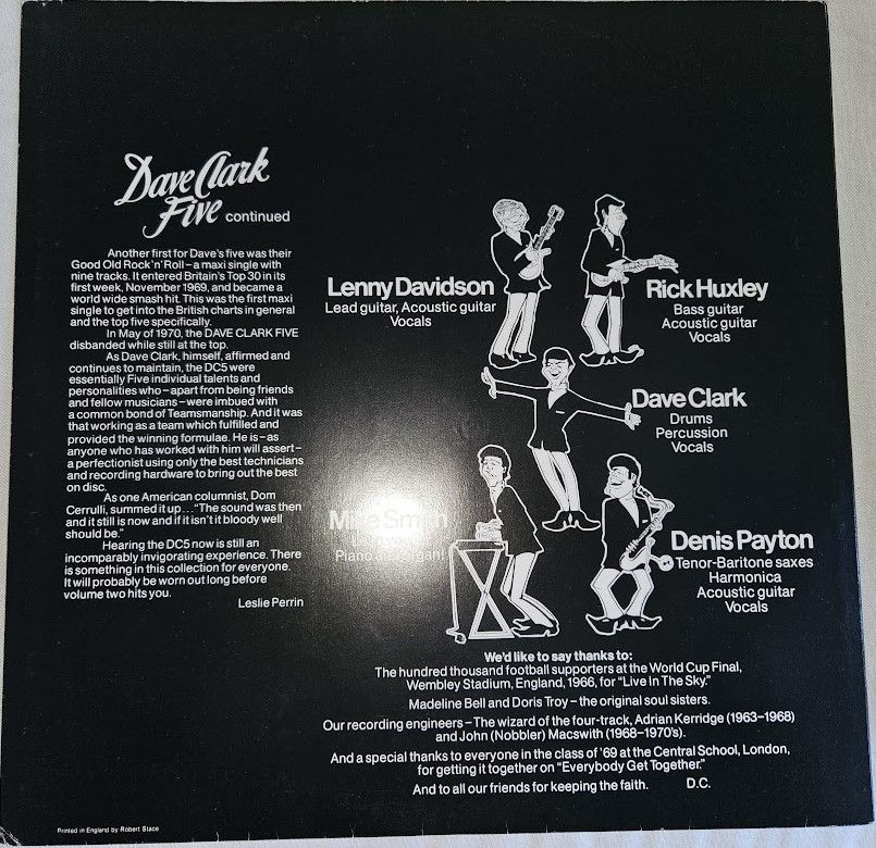 Pikkukuva: Dave Clark Five* - 25 Thumping Great Hits (LP, Comp, Mono) (Polydor)