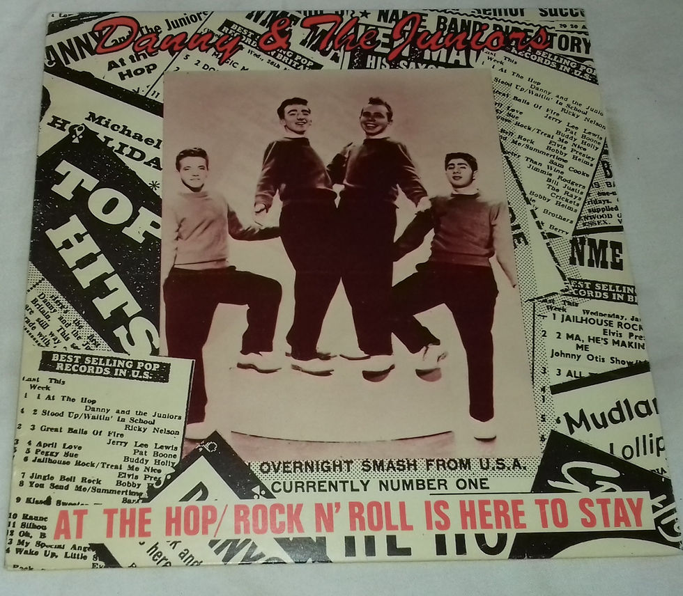 Danny & The Juniors - At The Hop (7", Mono, Ora) (ABC Records)
