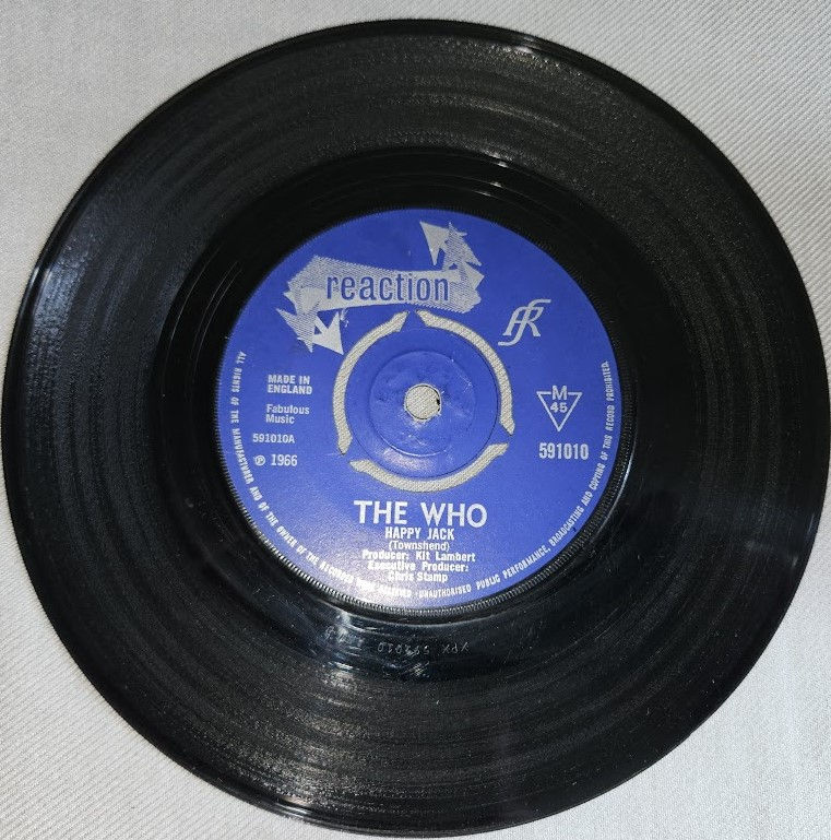 The Who - Happy Jack (7", Single, Mono, Pus) (Reaction)