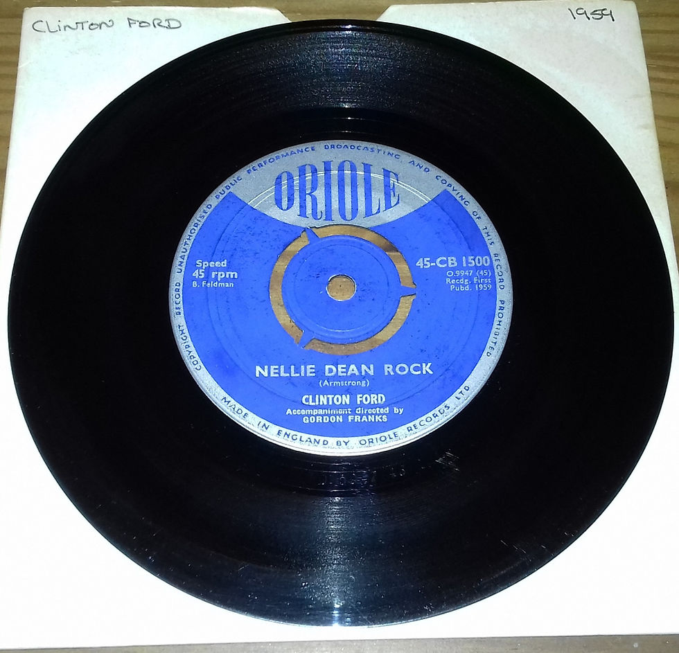 Clinton Ford - Nellie Dean Rock (7", Single) (Oriole)