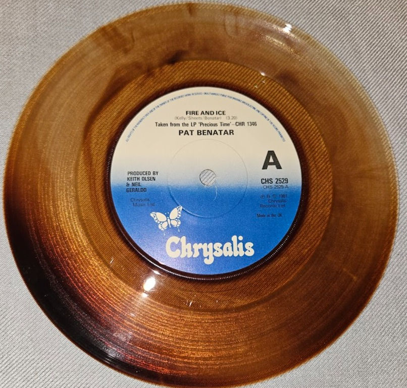 Miniatyrbild: Pat Benatar - Fire And Ice (7", Bro) (Chrysalis)
