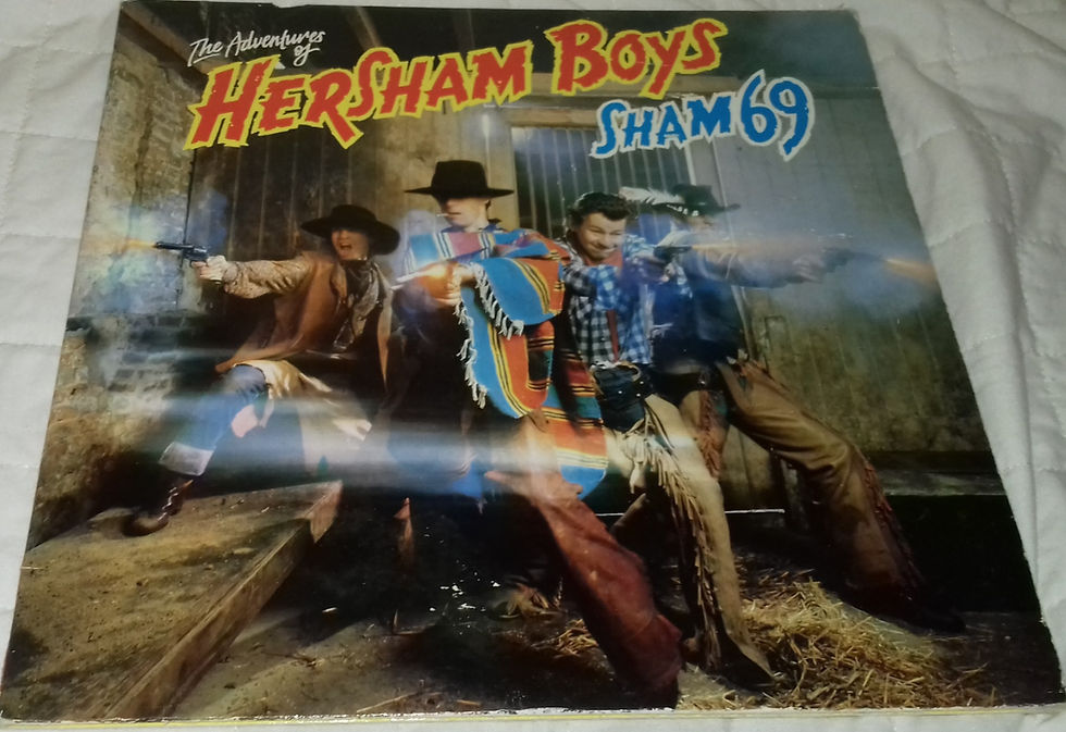 Sham 69 - The Adventures Of Hersham Boys (LP, Album, Gat + 12") (Polydor, Polydo