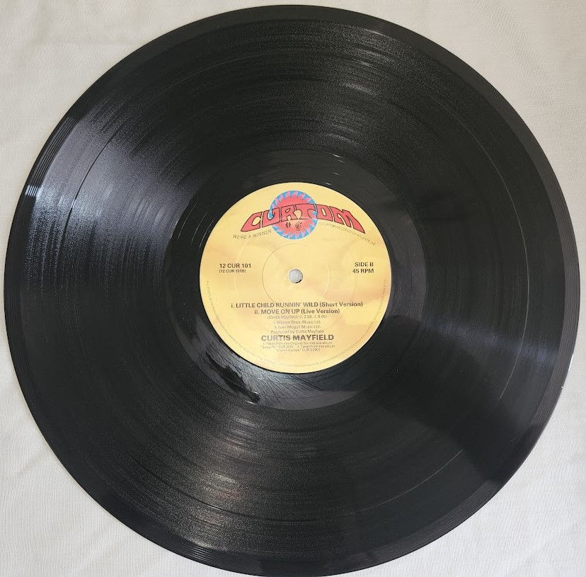 Miniaturbild: Curtis Mayfield - Move On Up (12") (Curtom)