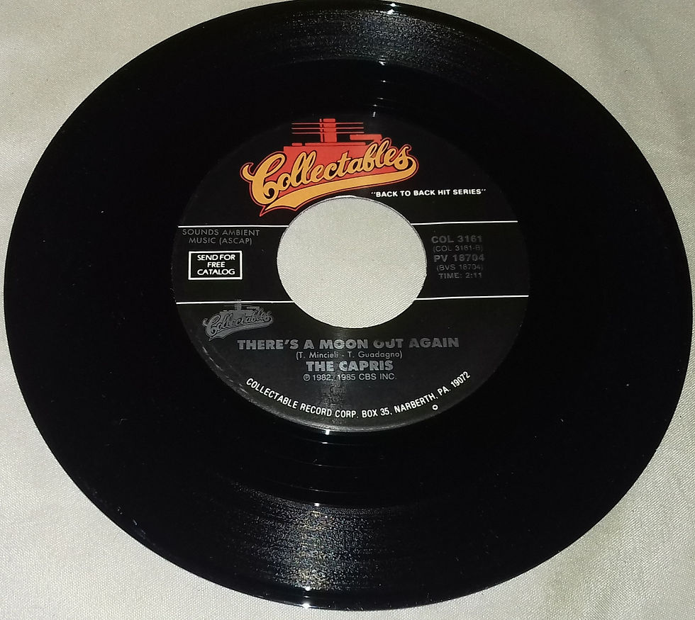Miniaturbild: The Capris - Morse Code Of Love / There's A Moon Out Again (7") (Collectables, C