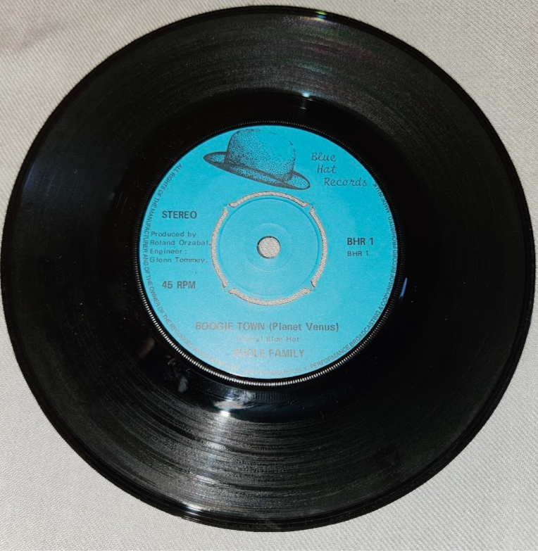 Poole Family* - Boogie Town (Planet Venus) (7") (Blue Hat Records (2))