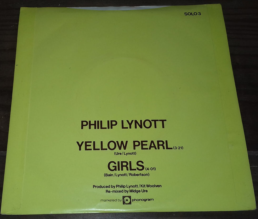 ภาพขนาดย่อ: Philip Lynott* - Yellow Pearl The Theme From Top Of The Pops (7", Single) (Phono