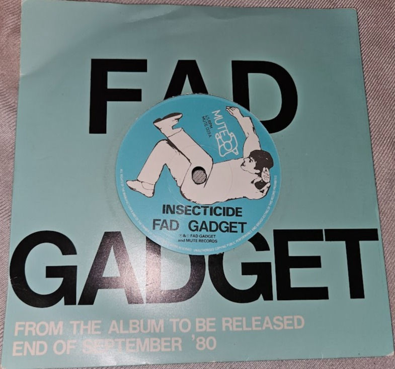 Fad Gadget - Fireside Favourite / Insecticide (7", Single) (Mute)