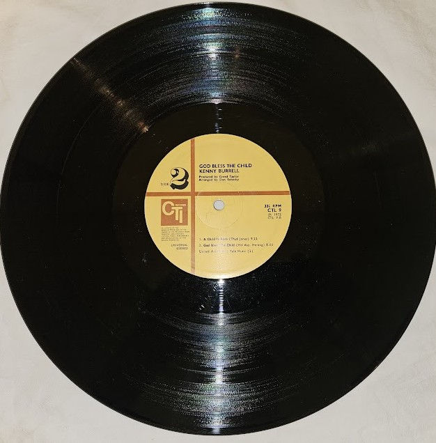 Miniature : Kenny Burrell - God Bless The Child (LP) (CTI Records)