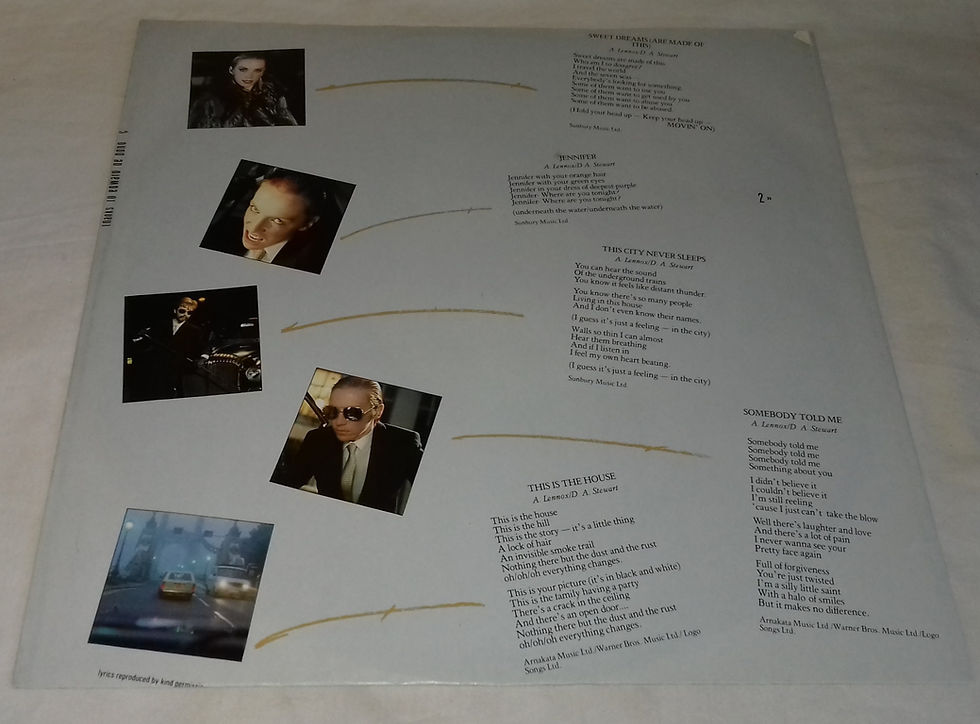 Miniatyrbild: Eurythmics - Sweet Dreams (Are Made Of This) (LP, Album) (RCA, RCA)