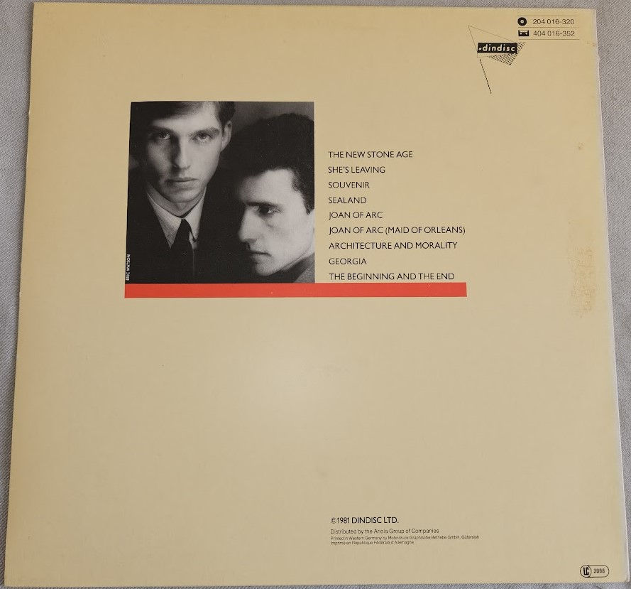 Miniaturbild: Orchestral Manoeuvres In The Dark - Architecture & Morality (LP, Album, Die) (Di