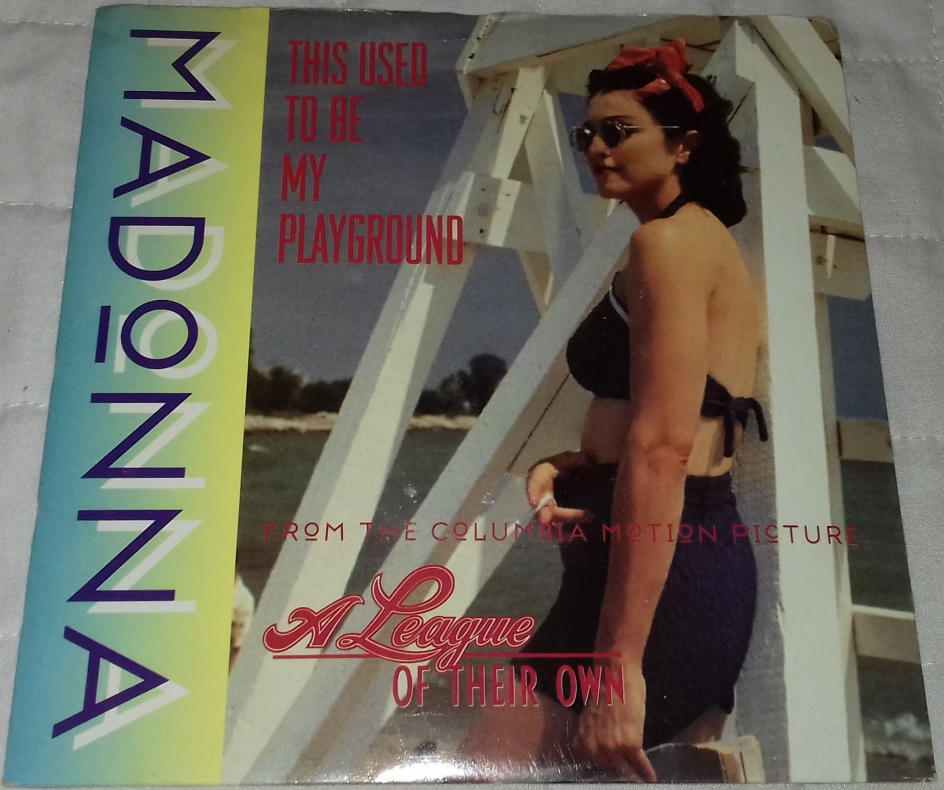 Madonna - This Used To Be My Playground (7", Single, Pap) (Warner Bros. Records,