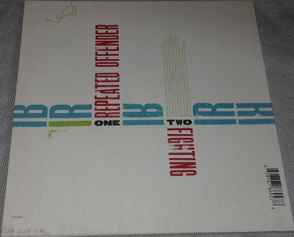 Miniature : The Rifles - Repeated Offender (7") (Red Ink, Right Hook Recordings)