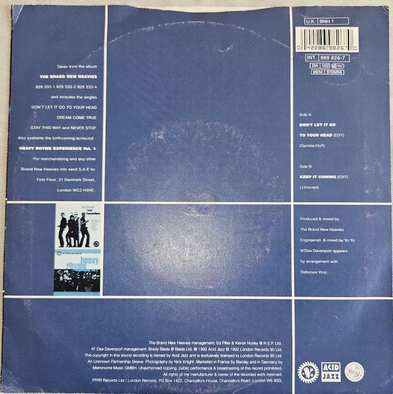 תמונה ממוזערת: The Brand New Heavies Featuring N'Dea Davenport - Don't Let It Go To Your Head (