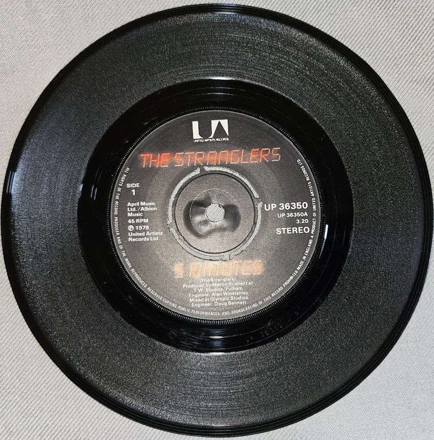 The Stranglers - 5 Minutes (7", Single) (United Artists Records)
