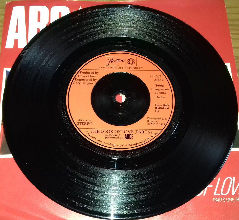 Miniature : ABC - The Look Of Love (Parts One And Two) (7", Single, Red) (Neutron Records)