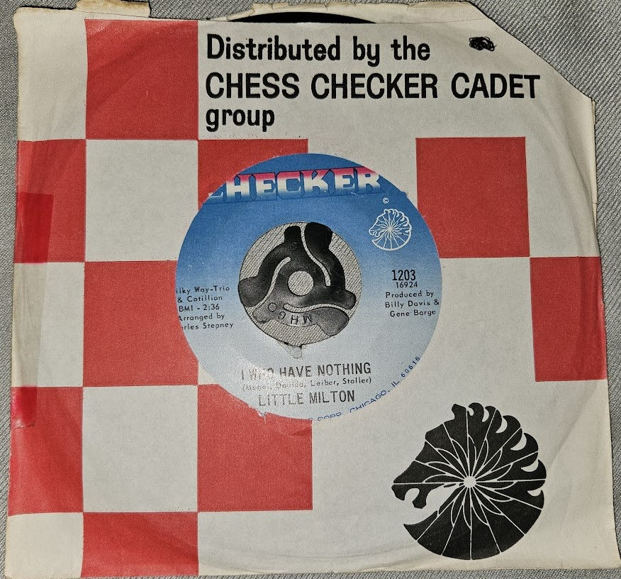 Little Milton - At The Dark End Of The Street / I Who Have Nothing (7", Single)