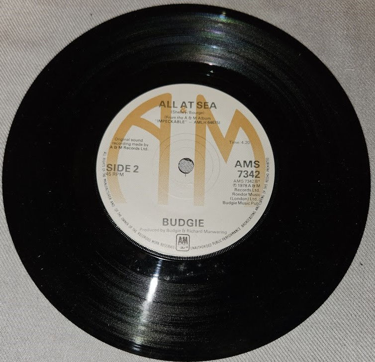 Miniaturbild: Budgie - Smile Boy Smile (7") (A&M Records)