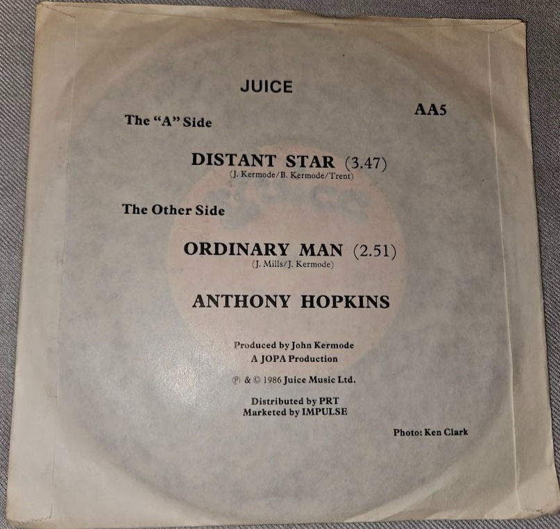 Miniaturbild: Anthony Hopkins - Distant Star (7", Single) (Juice (3))