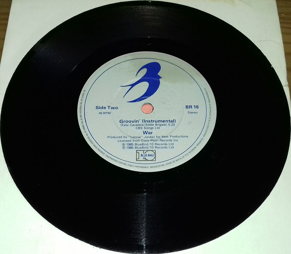 Thumbnail: War - Groovin' (7", Single) (Bluebird)