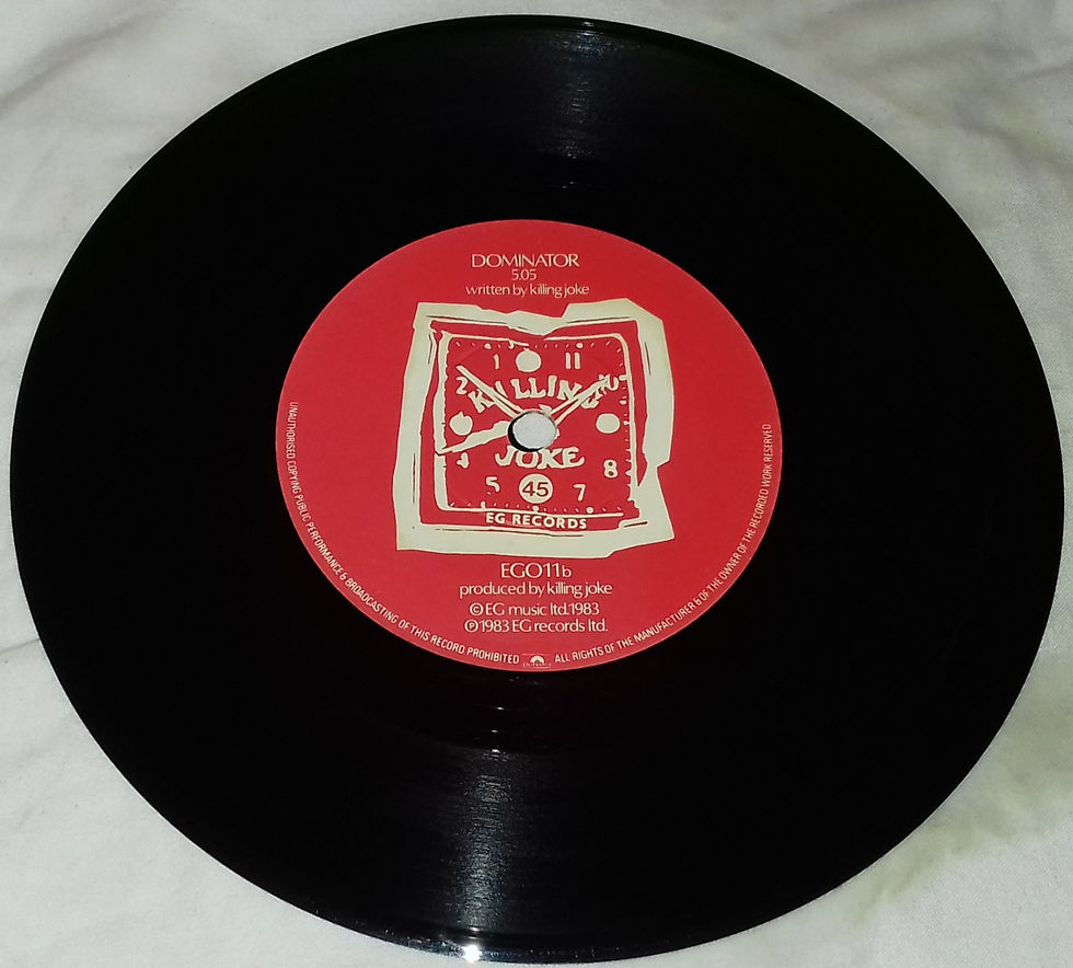 Miniature : Killing Joke - Let's All Go (To The Fire Dances) (7", Single, Pap) (EG, EG)