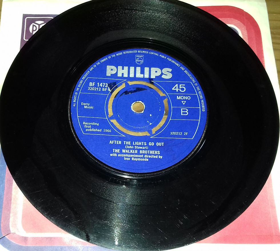Pikkukuva: The Walker Brothers - The Sun Ain't Gonna Shine Any More (7", Single, Mono, RE,