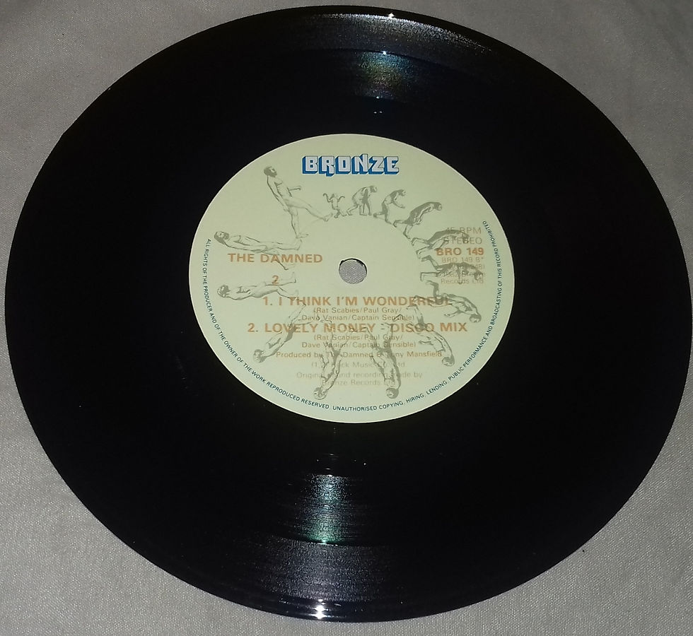 Thumbnail: The Damned - Lovely Money (7", Single) (Bronze)