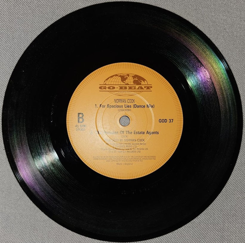 Miniaturbild: Norman Cook - For Spacious Lies (7", Single) (Go! Beat)
