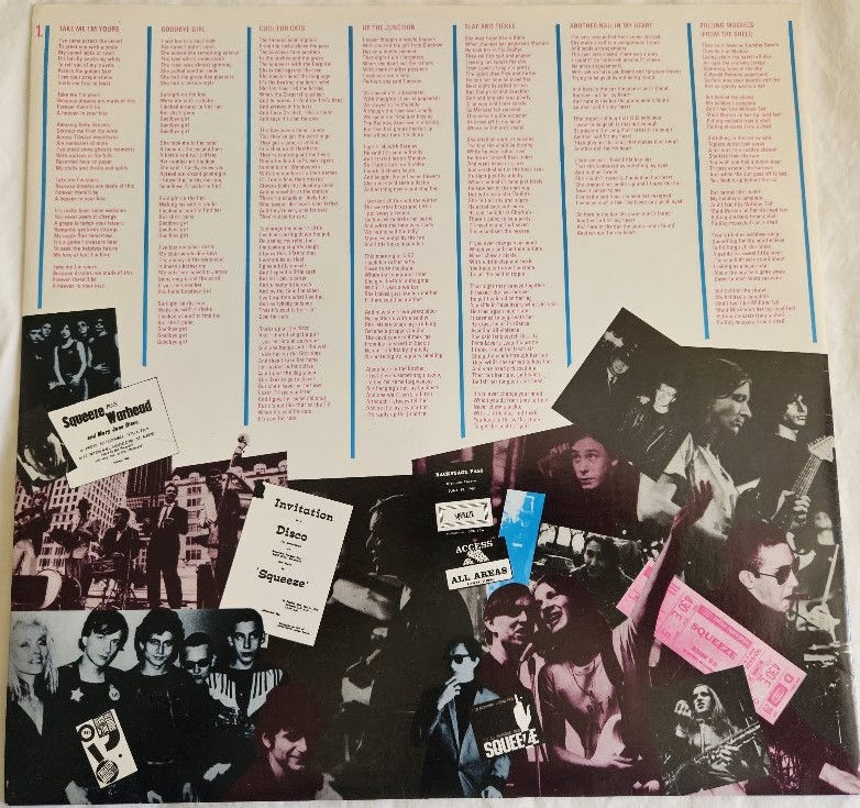 ภาพขนาดย่อ: Squeeze  - Singles - 45's And Under (LP, Comp) (A&M Records)
