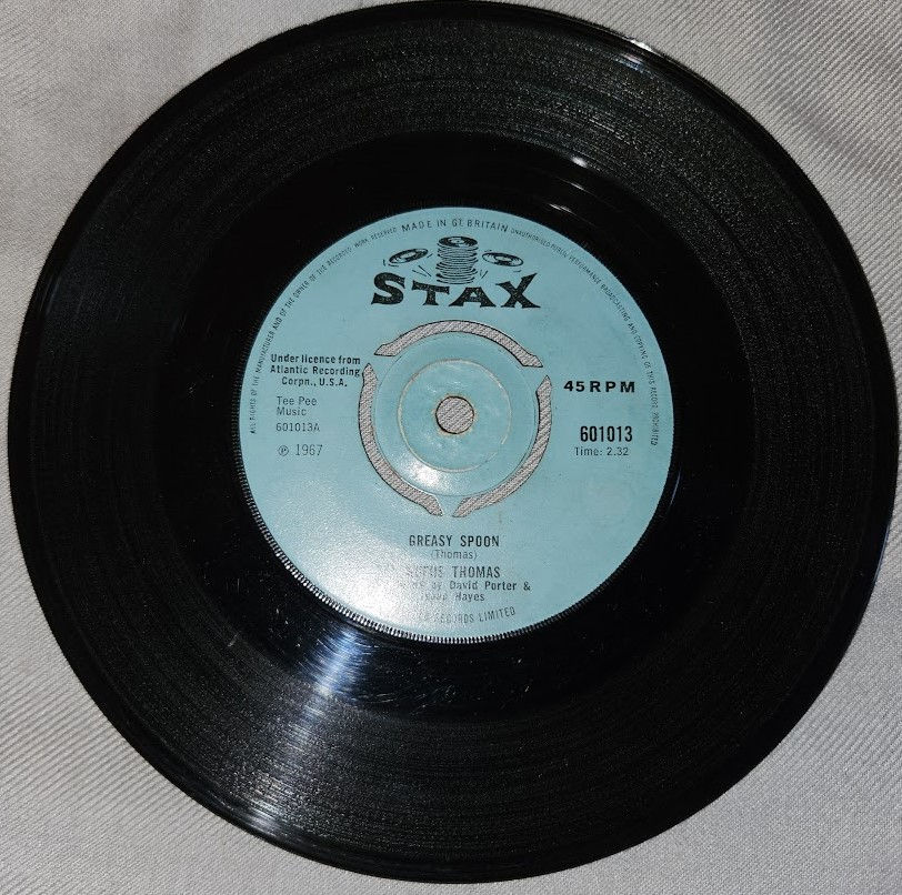 Rufus Thomas - Greasy Spoon (7", Single, 3-P) (Stax)