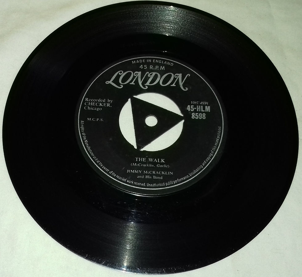 Jimmy McCracklin And His Band - The Walk (7") (London Records)