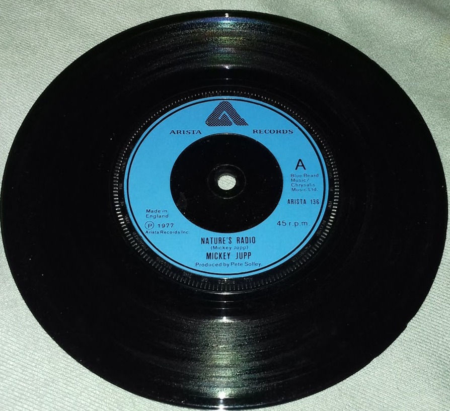 Mickey Jupp - Nature's Radio (7") (Arista)
