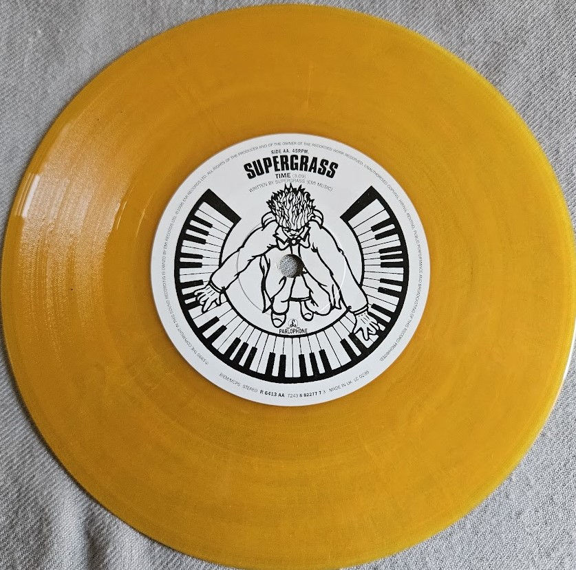 Miniatyrbild: Supergrass - Alright / Time (7", Single, Ora) (Parlophone, Parlophone)