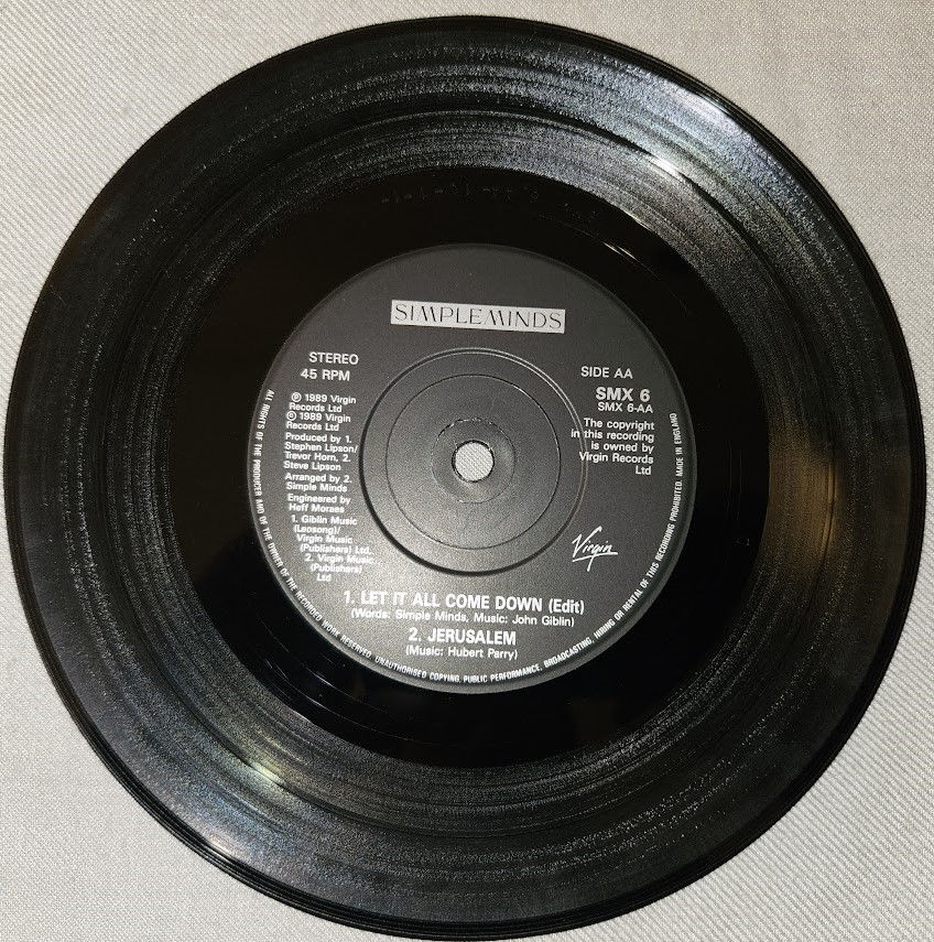 Miniaturbild: Simple Minds - The Amsterdam EP (7", EP) (Virgin, Virgin)