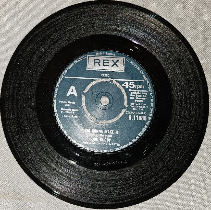 Joe Cuddy - I'm Gonna Make It (7", Promo) (Rex)