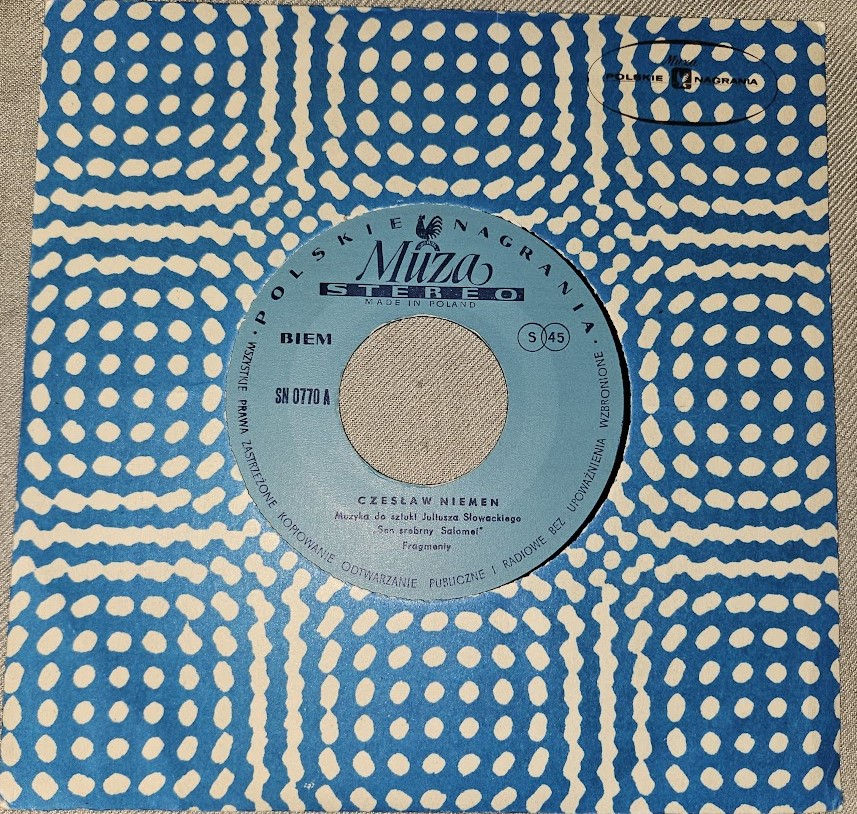 Czesław Niemen - Sen Srebrny Salomei (7", Single) (Polskie Nagrania Muza)