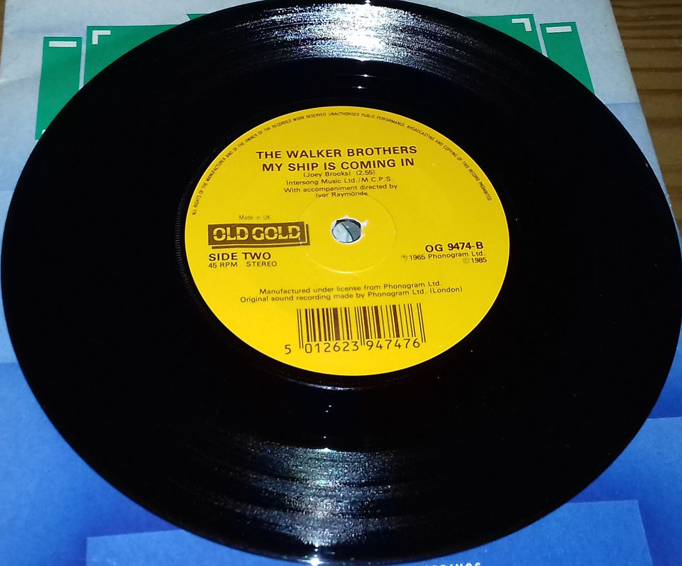 Miniaturbild: The Walker Brothers - The Sun Ain't Gonna Shine Anymore (7") (Old Gold (2))