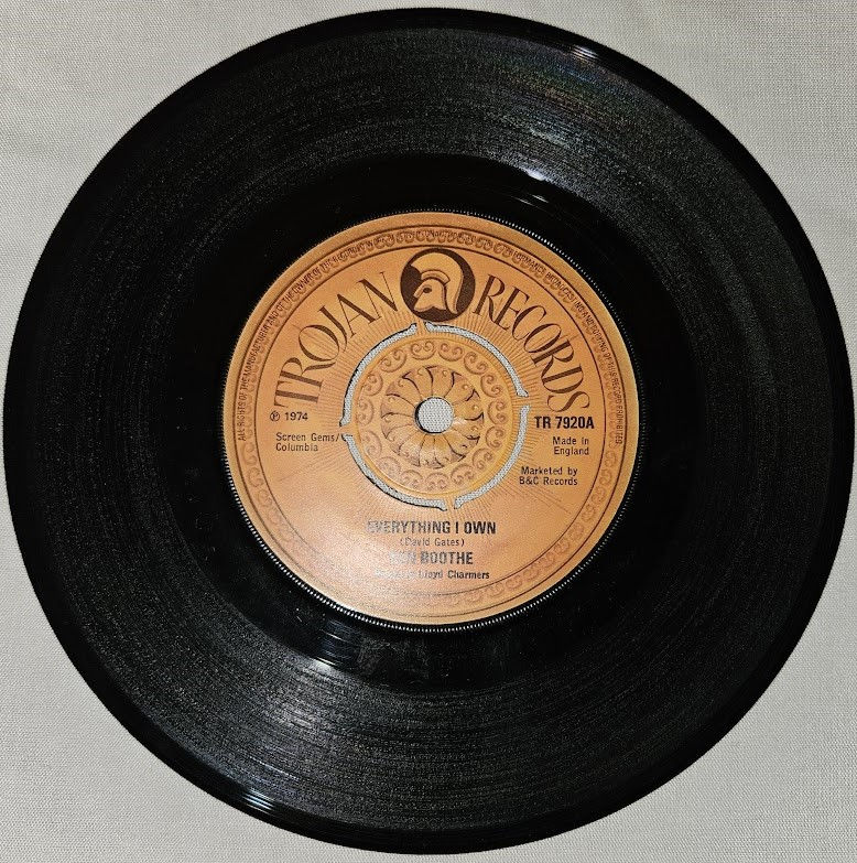 Ken Boothe - Everything I Own (7", Single) (Trojan Records)