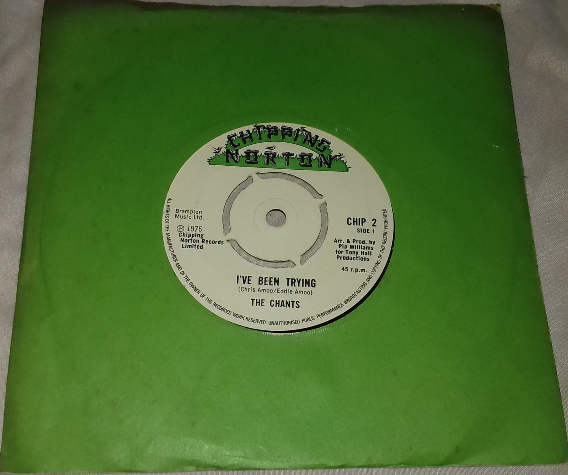 The Chants - I've Been Trying (7", Single, 4-P) (Chipping Norton)