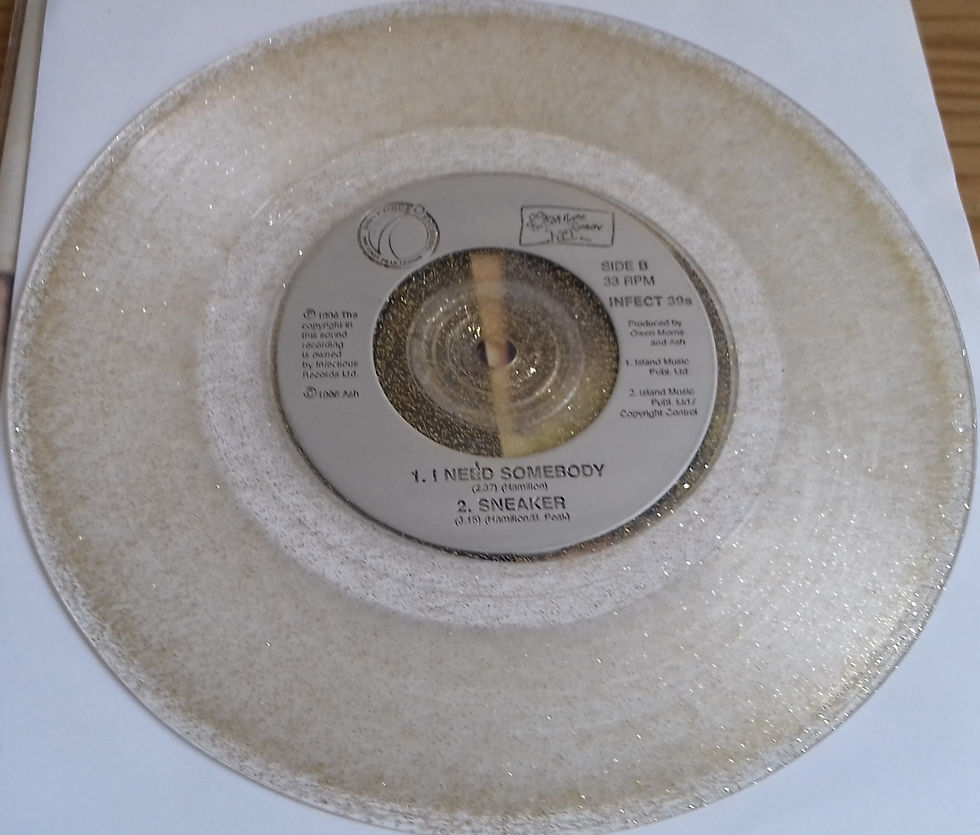 Miniatura: Ash - Goldfinger (7", Single, Ltd, Num, Cle) (Infectious Records, Homegrown (4))