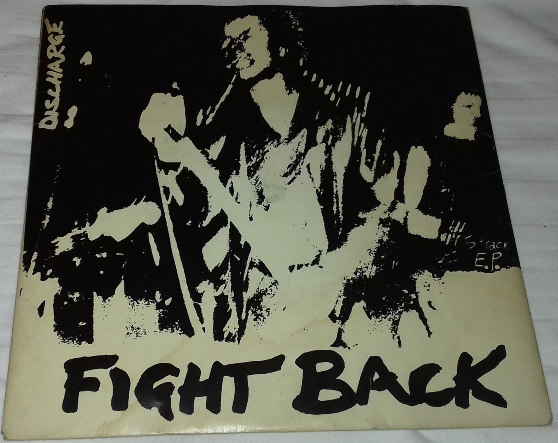 Discharge - Fight Back (7", EP) (Clay Records, Clay Records)