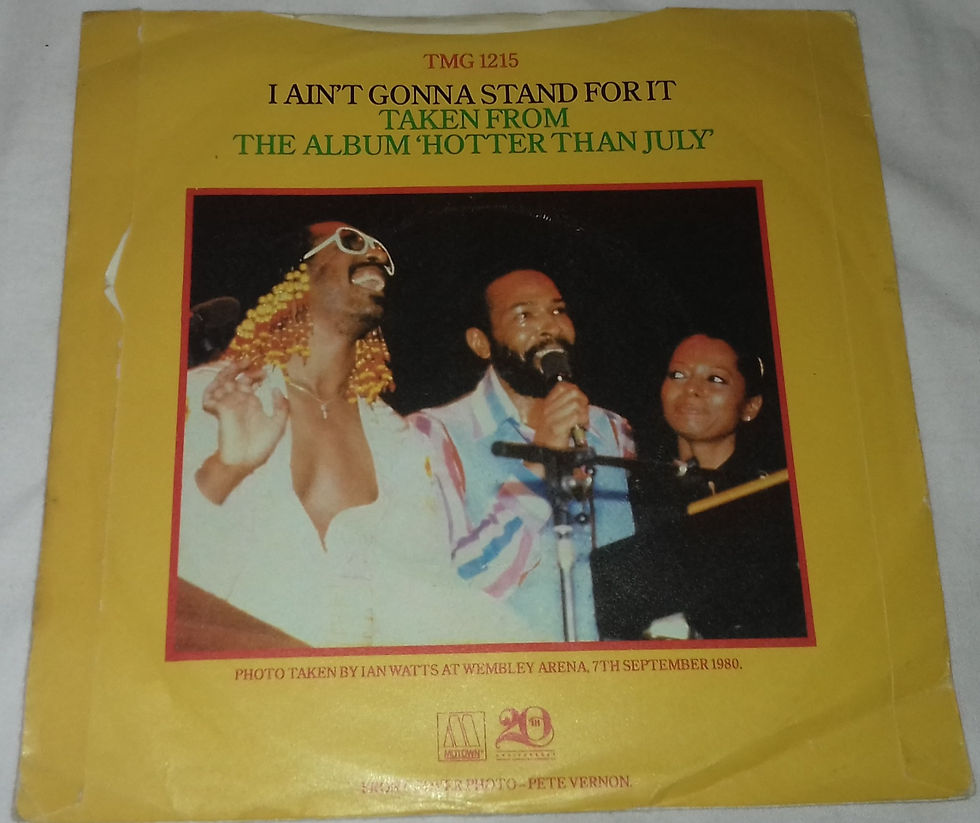 Miniatyrbild: Stevie Wonder - I Ain't Gonna Stand For It (7", Single, Pus) (Motown)