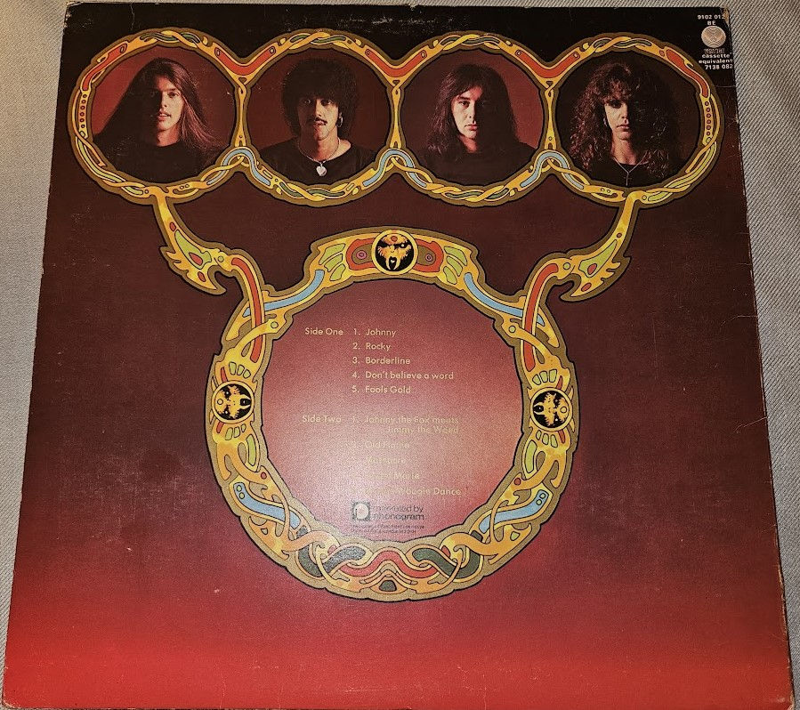 ภาพขนาดย่อ: Thin Lizzy - Johnny The Fox (LP, Album) (Vertigo)