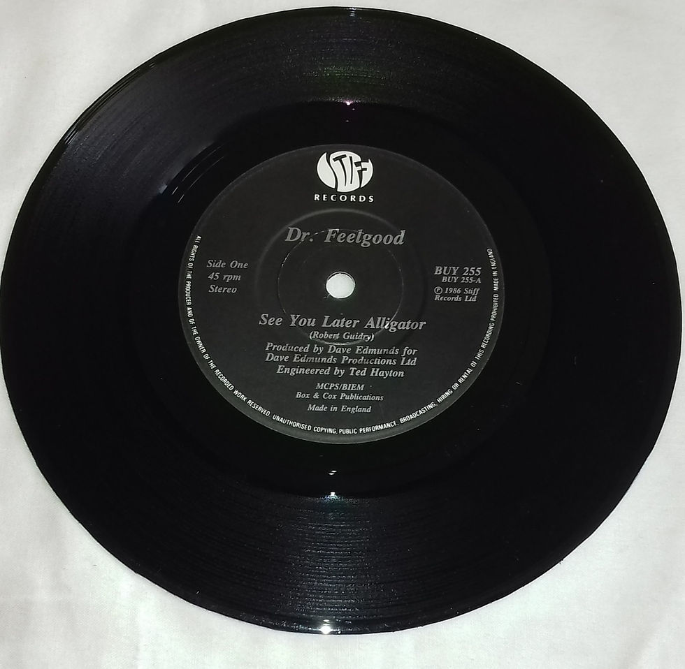 Dr. Feelgood - See You Later Alligator (7") (Stiff Records)