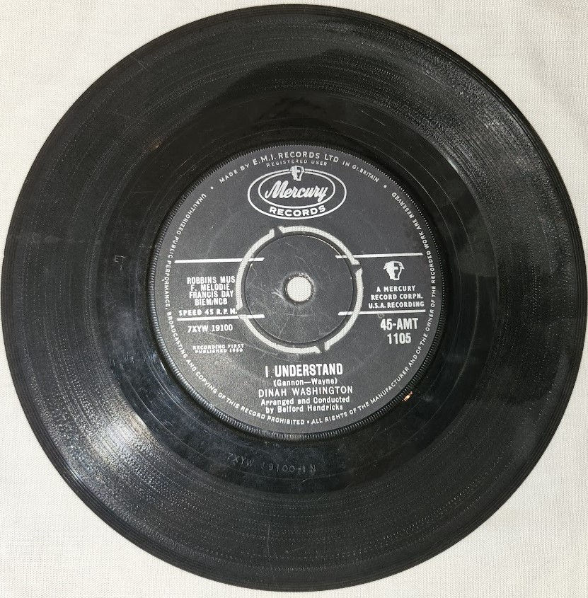 Dinah Washington - I Understand / This Bitter Earth (7", Single) (Mercury)