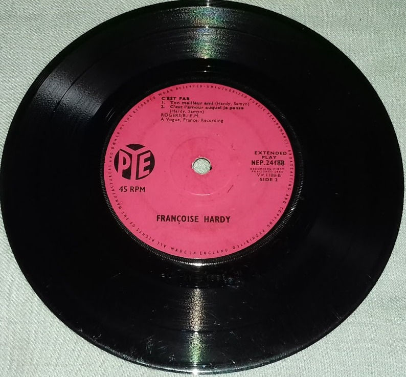 Thumbnail: Françoise Hardy - C'est Fab ! (7", EP) (Pye Records, Pye Records)