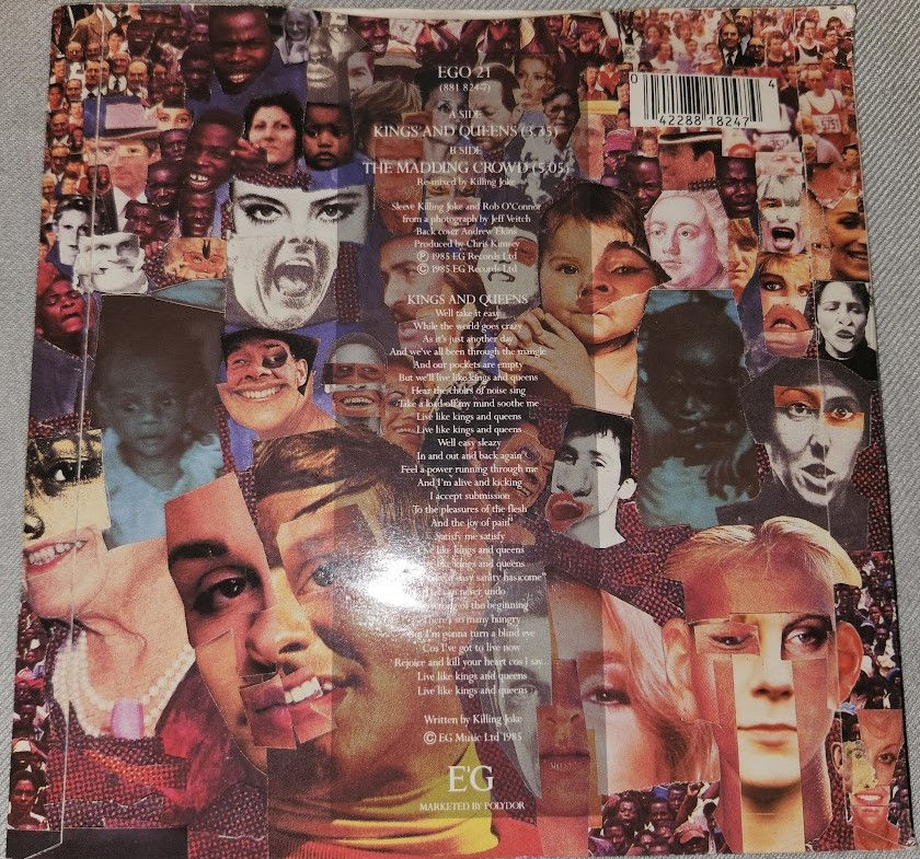 Miniatura: Killing Joke - Kings And Queens (7", Single) (EG, EG)