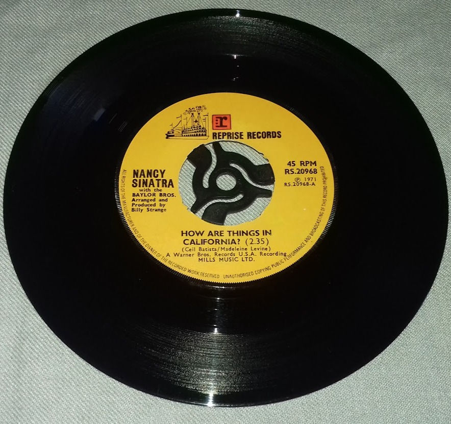 Miniaturbild: Nancy Sinatra - How Are Things In California? (7") (Reprise Records)