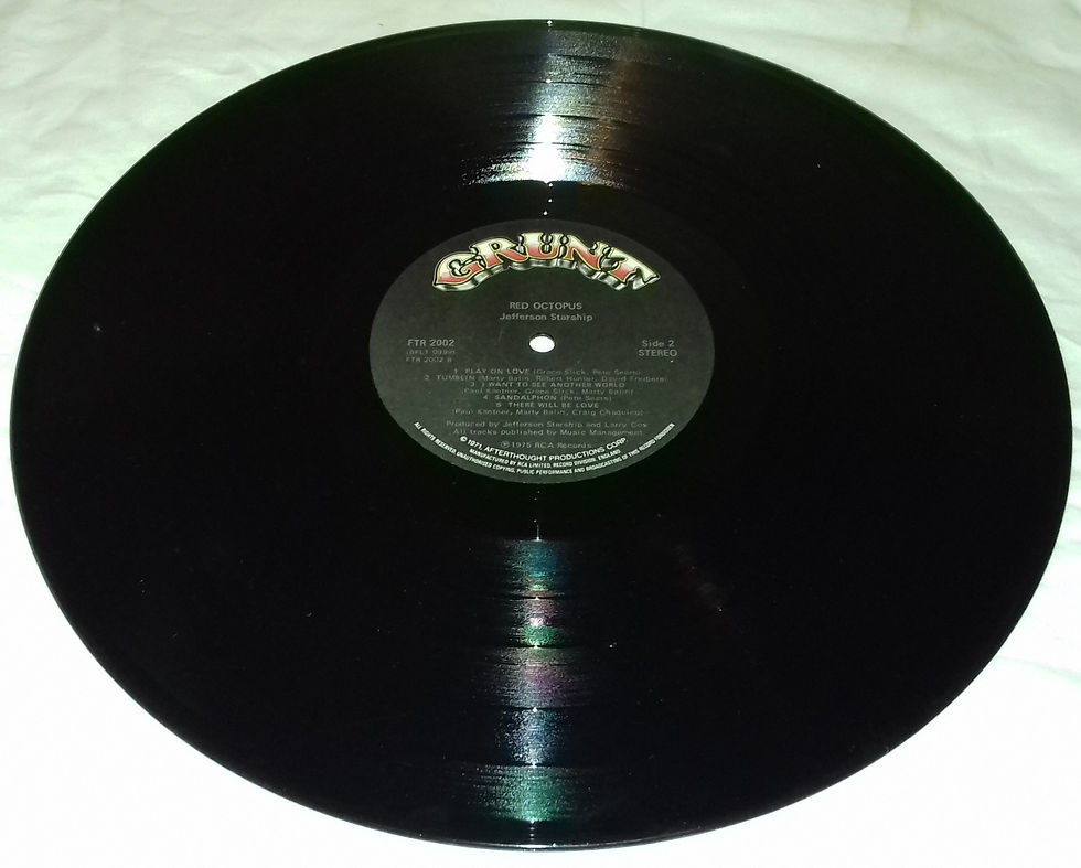 Miniatura: Jefferson Starship - Red Octopus (LP, Album) (Grunt (3))