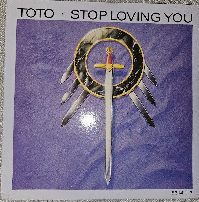 Toto - Stop Loving You (7", Single) (CBS)
