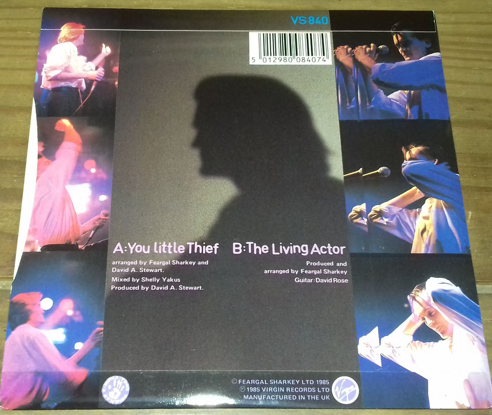תמונה ממוזערת: Feargal Sharkey - You Little Thief (7", Single) (Virgin)
